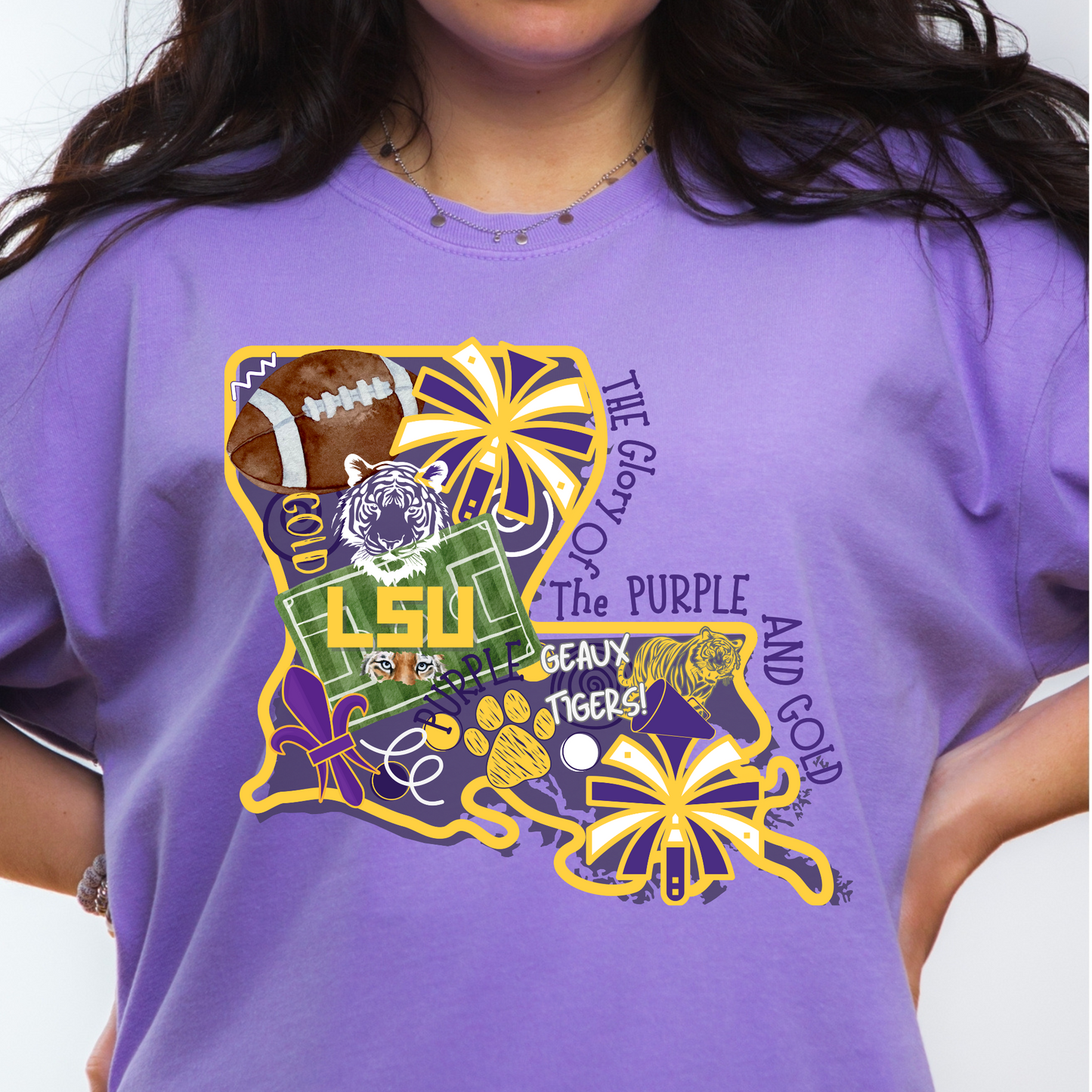 THE GLORY OF THE PURPLE AND GOLD