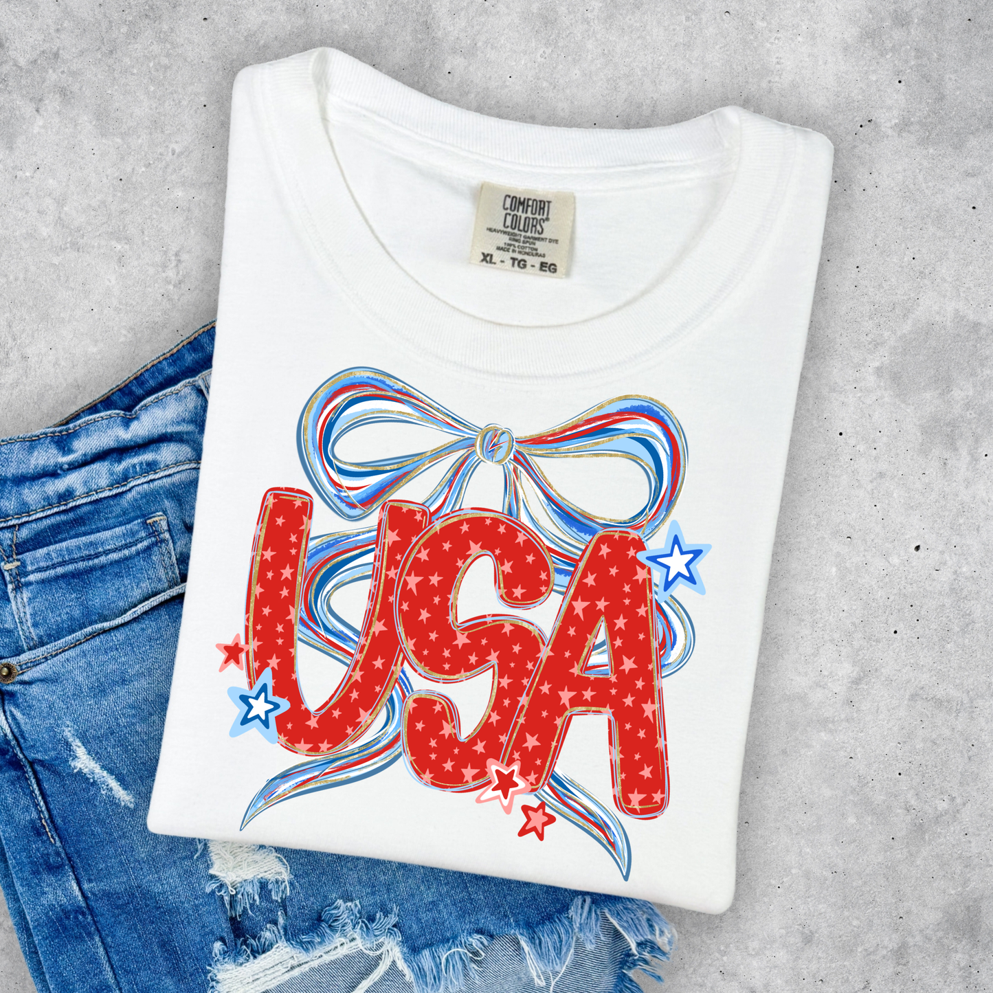 CUTE USA WITH BOW
