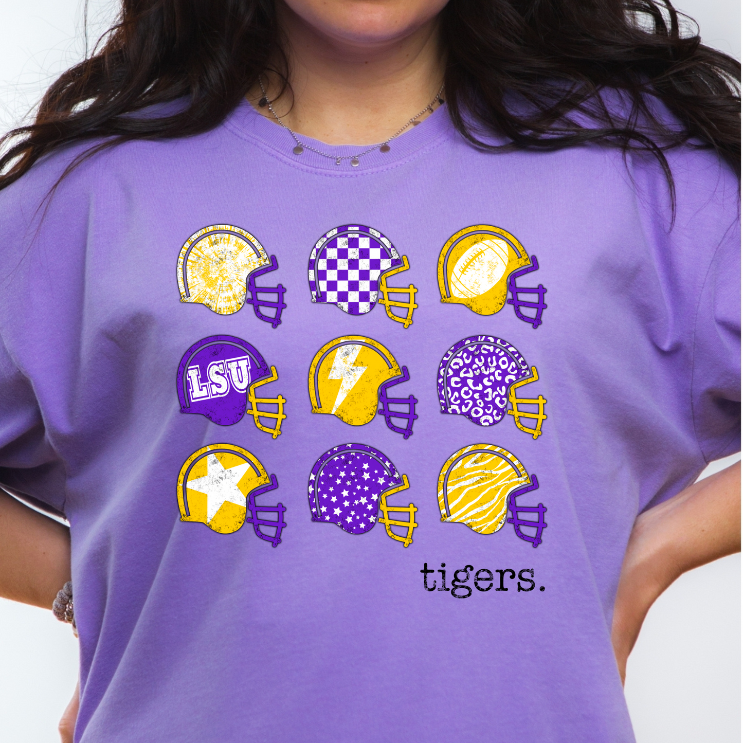 TIGER FOOTBALL HELMETS TEE