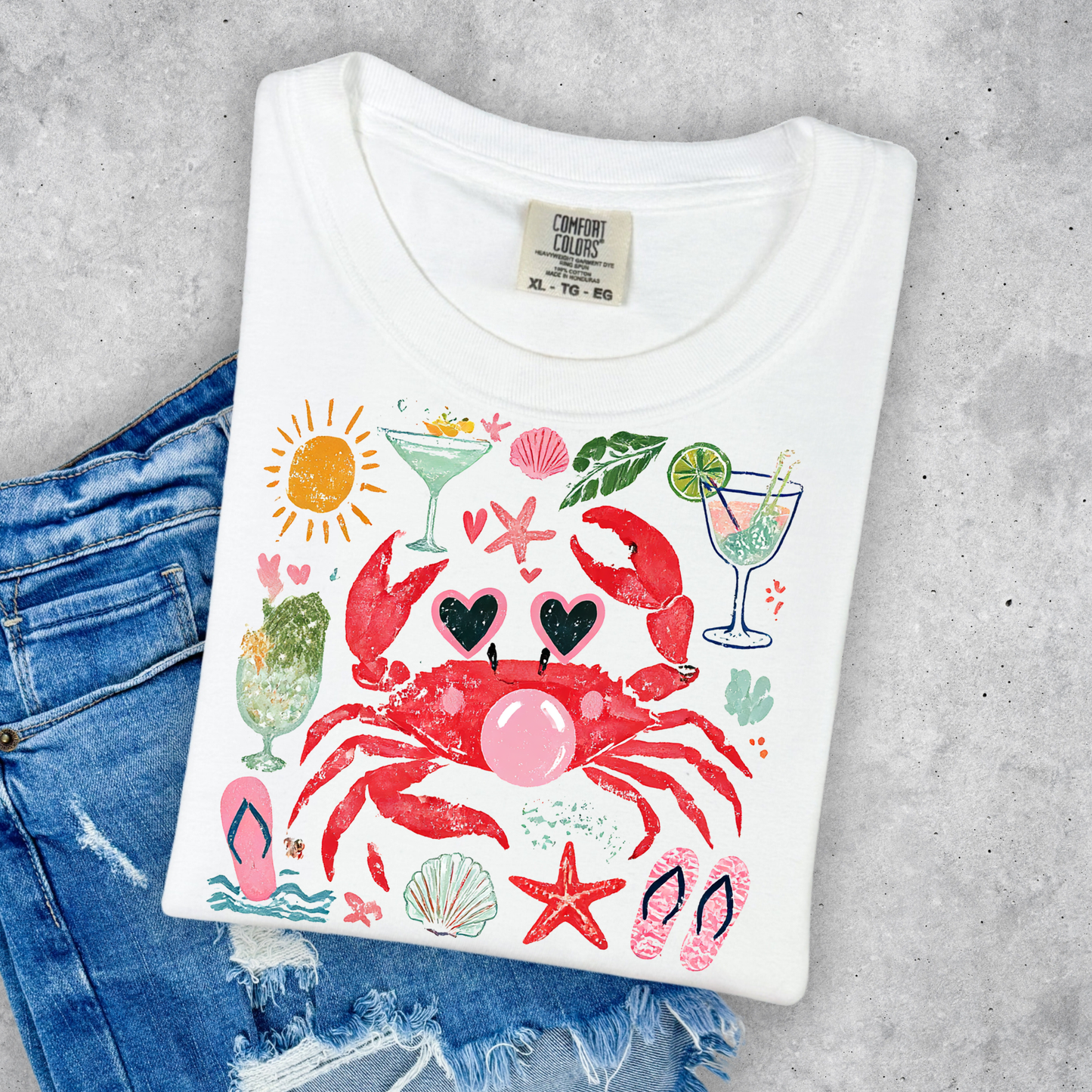 CUTE CRAB SUMMER TEE