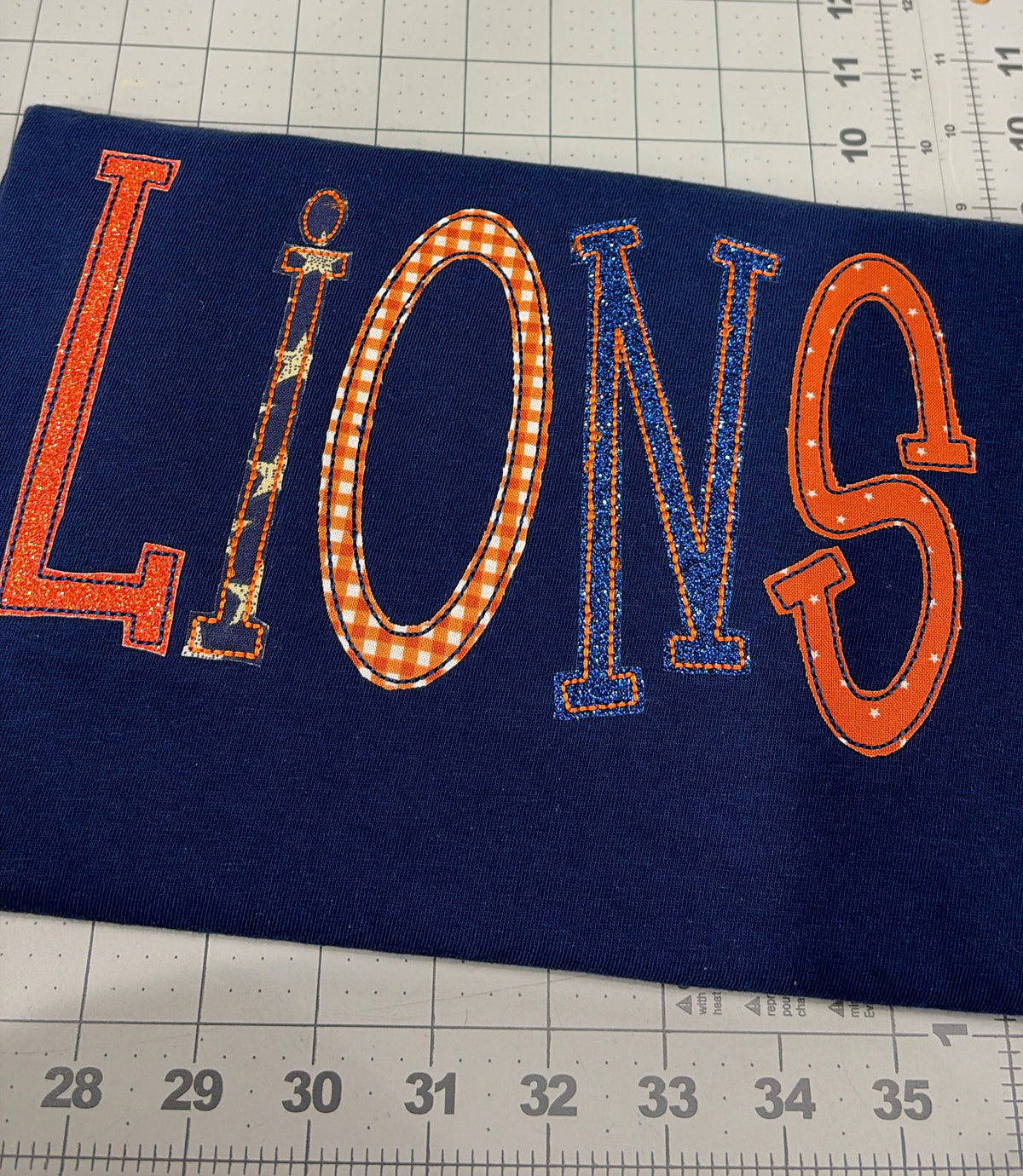 AC Lions Multi Media Embroidery