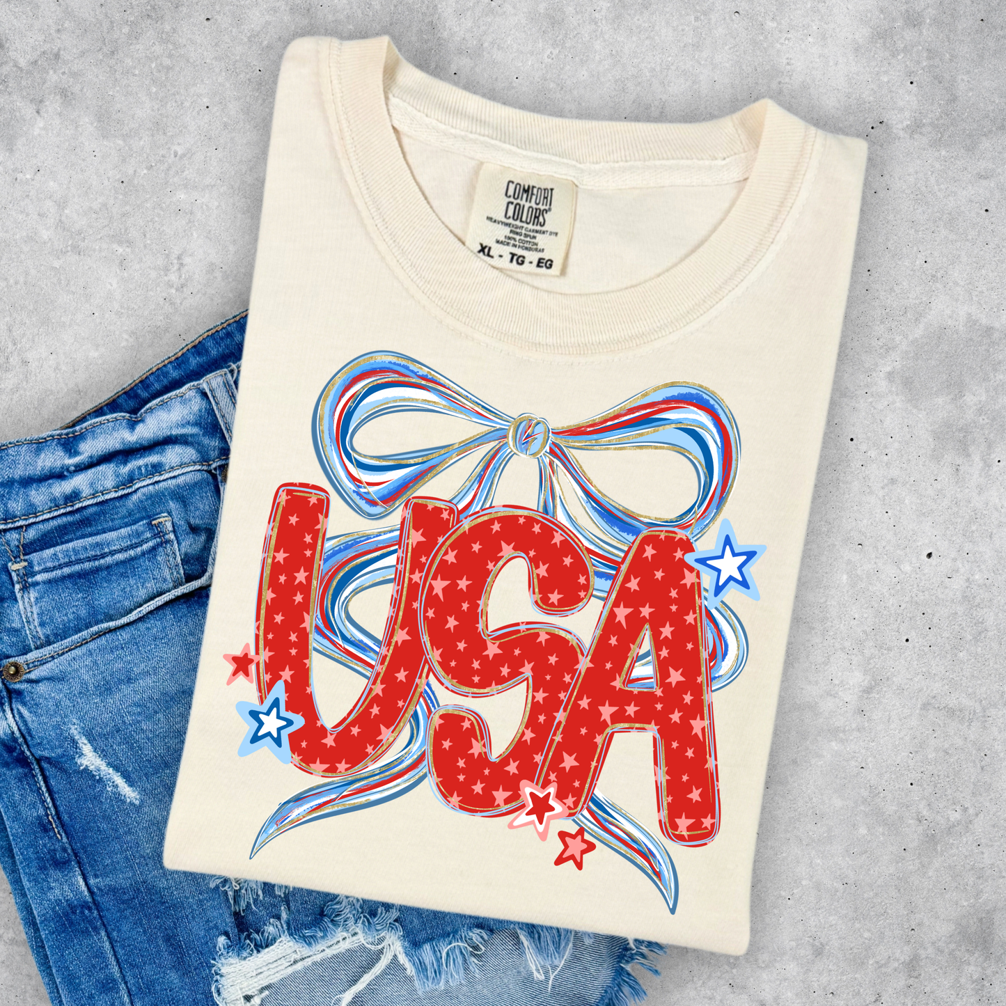 CUTE USA WITH BOW
