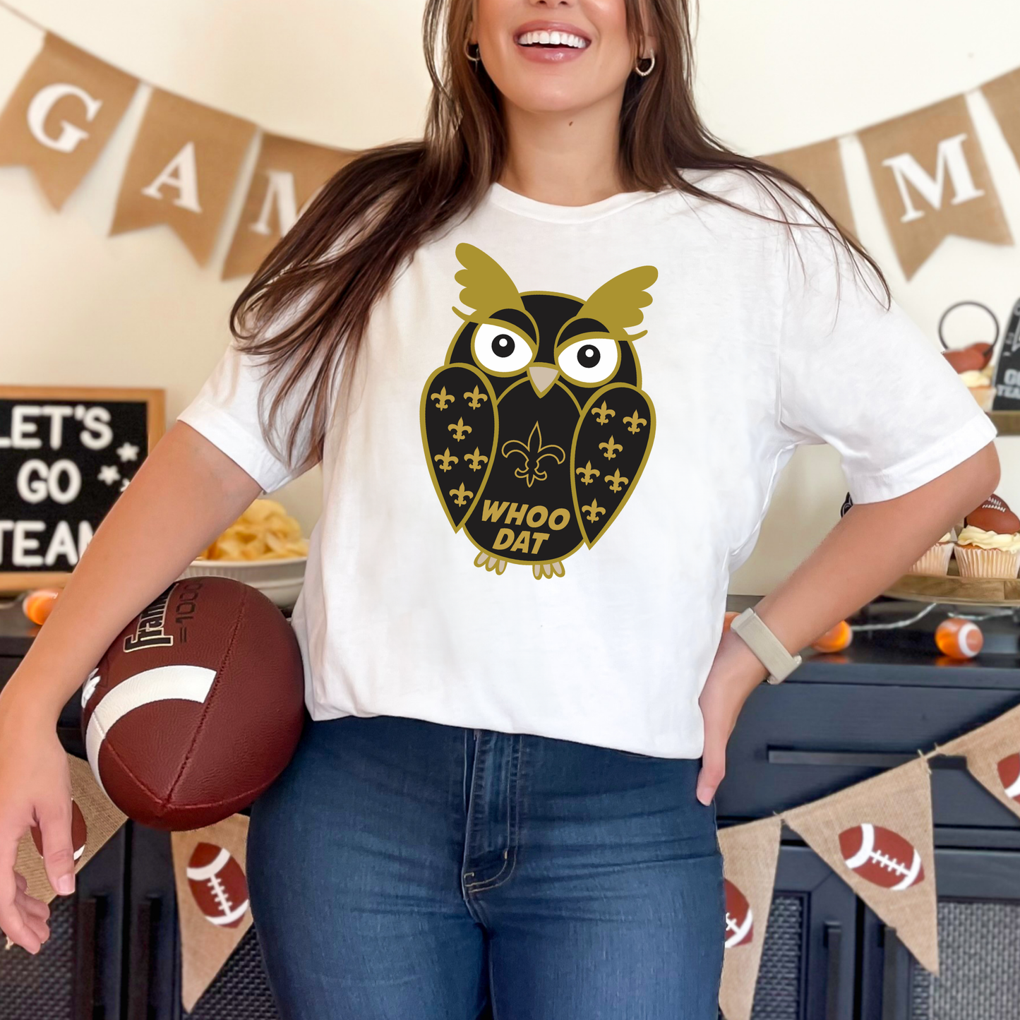 WHO DAT OWL TEE