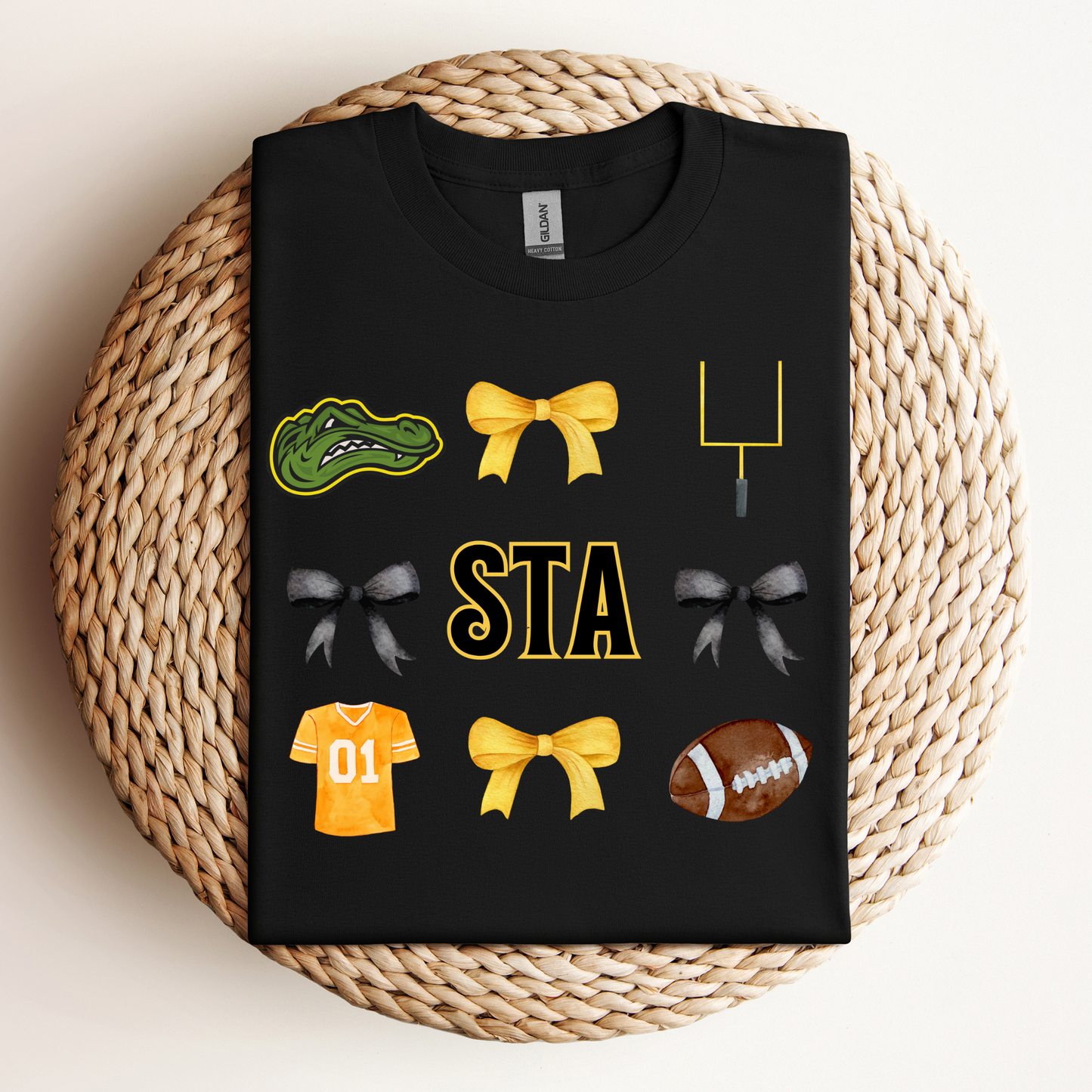 CUTE STA FOOTBALL SCHOOL SPIRIT TEES & SWEATSHIRTS