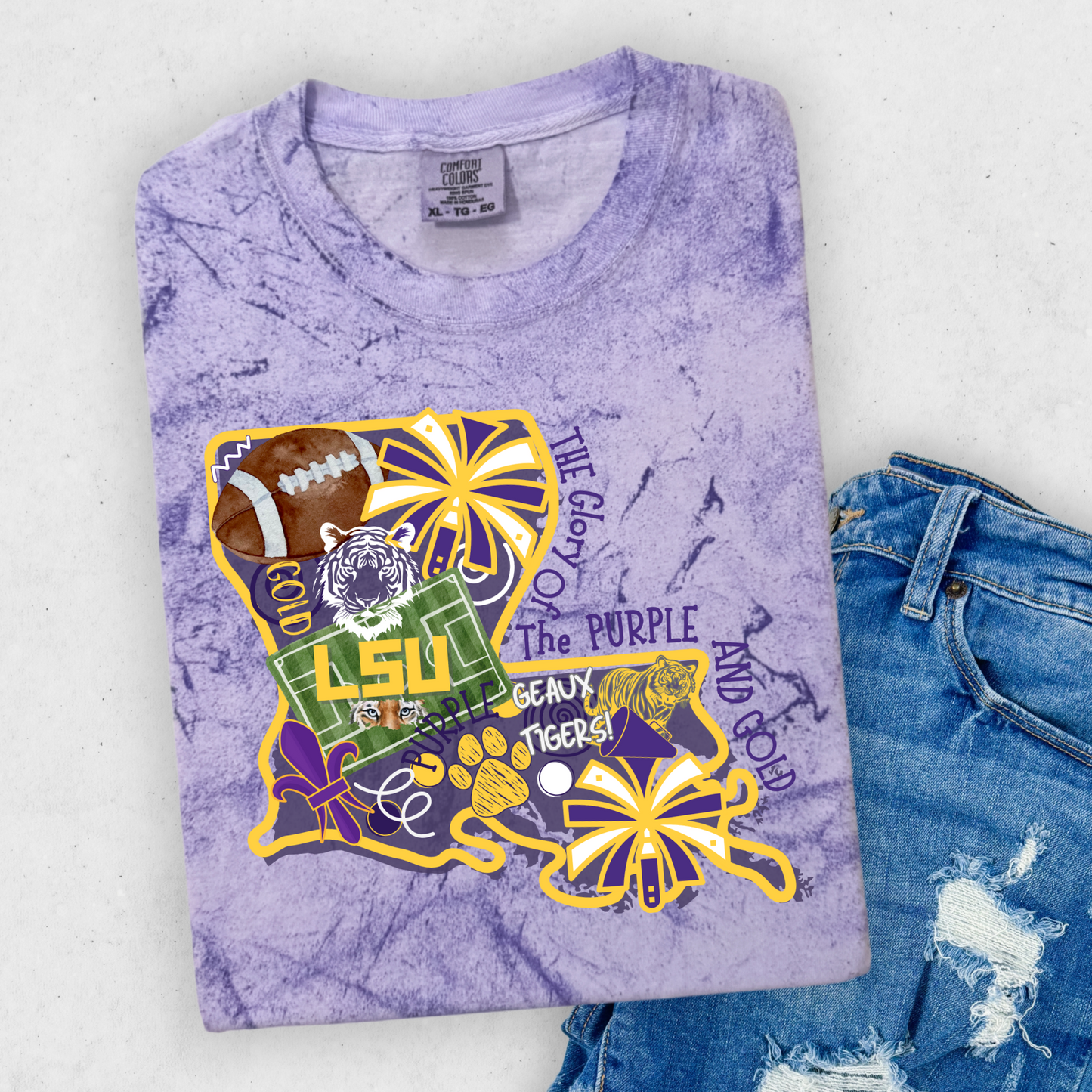 THE GLORY OF THE PURPLE AND GOLD