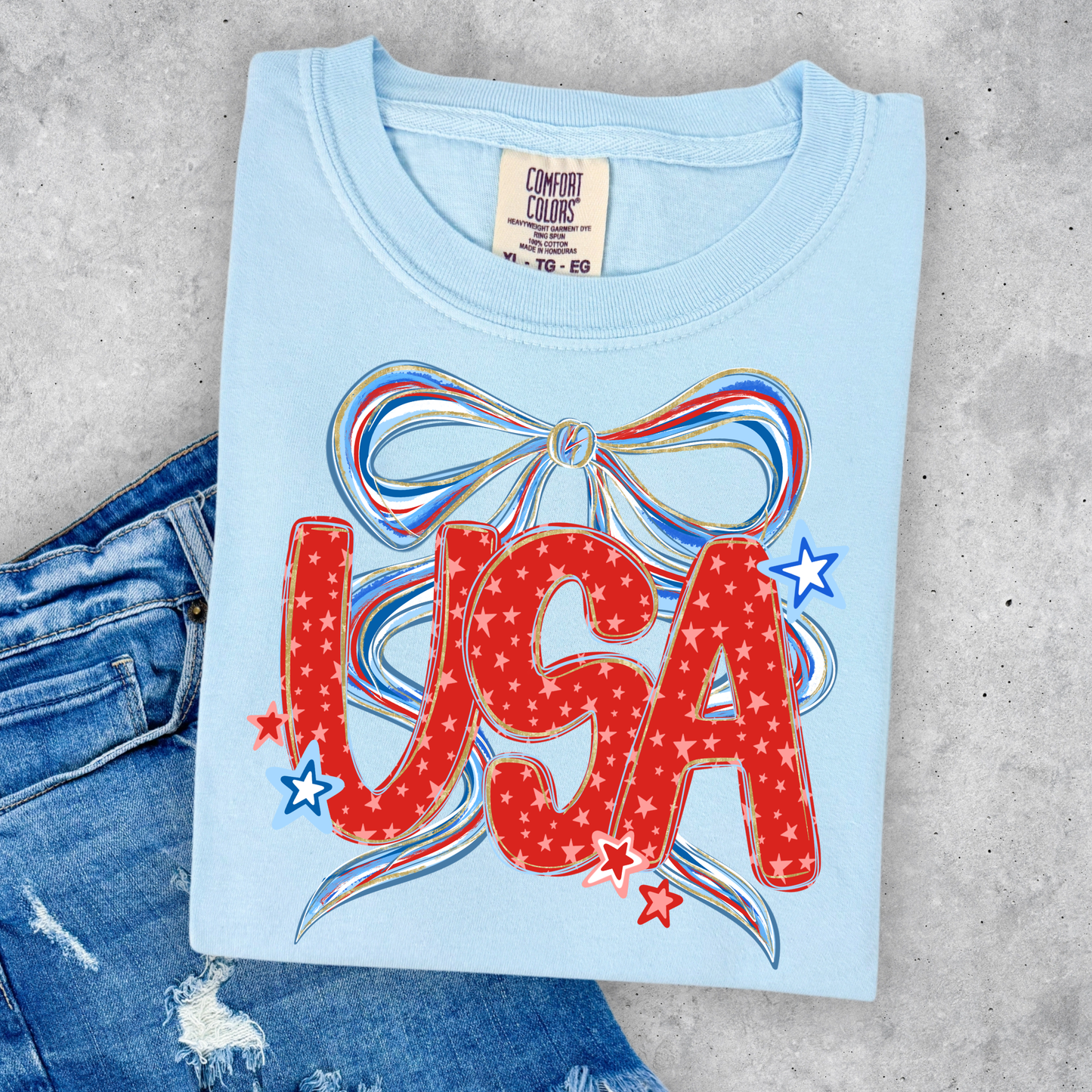 CUTE USA WITH BOW