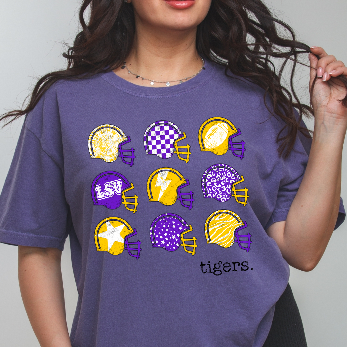 TIGER FOOTBALL HELMETS TEE