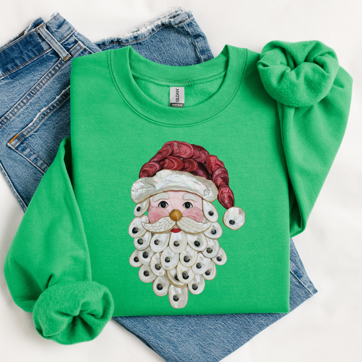 OYSTER SHELL SANTA TEES & SWEATSHIRTS