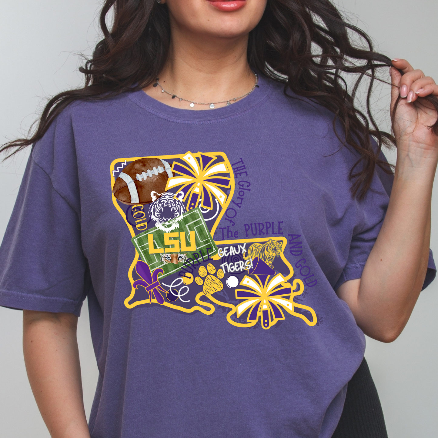 THE GLORY OF THE PURPLE AND GOLD