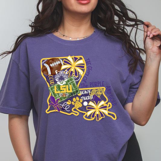 THE GLORY OF THE PURPLE AND GOLD