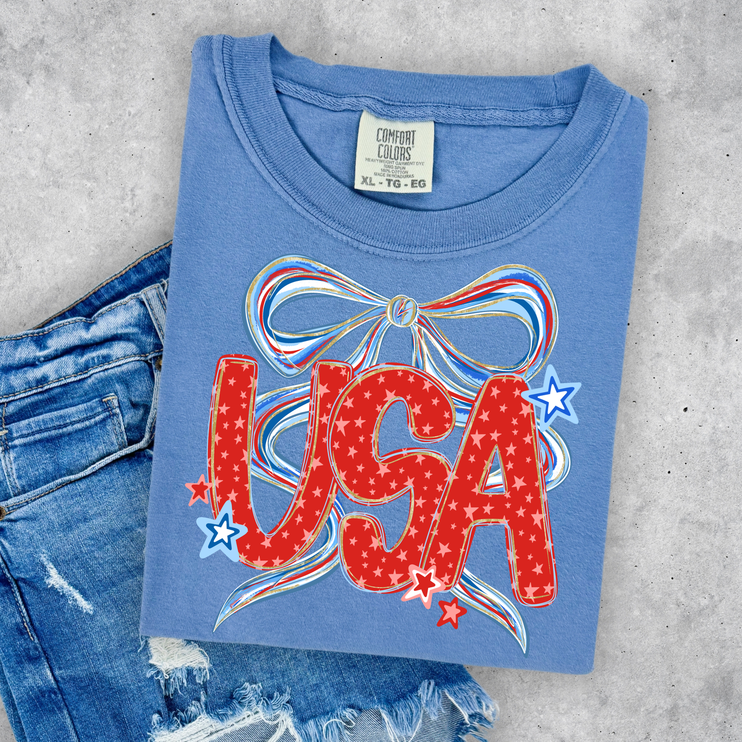 CUTE USA WITH BOW