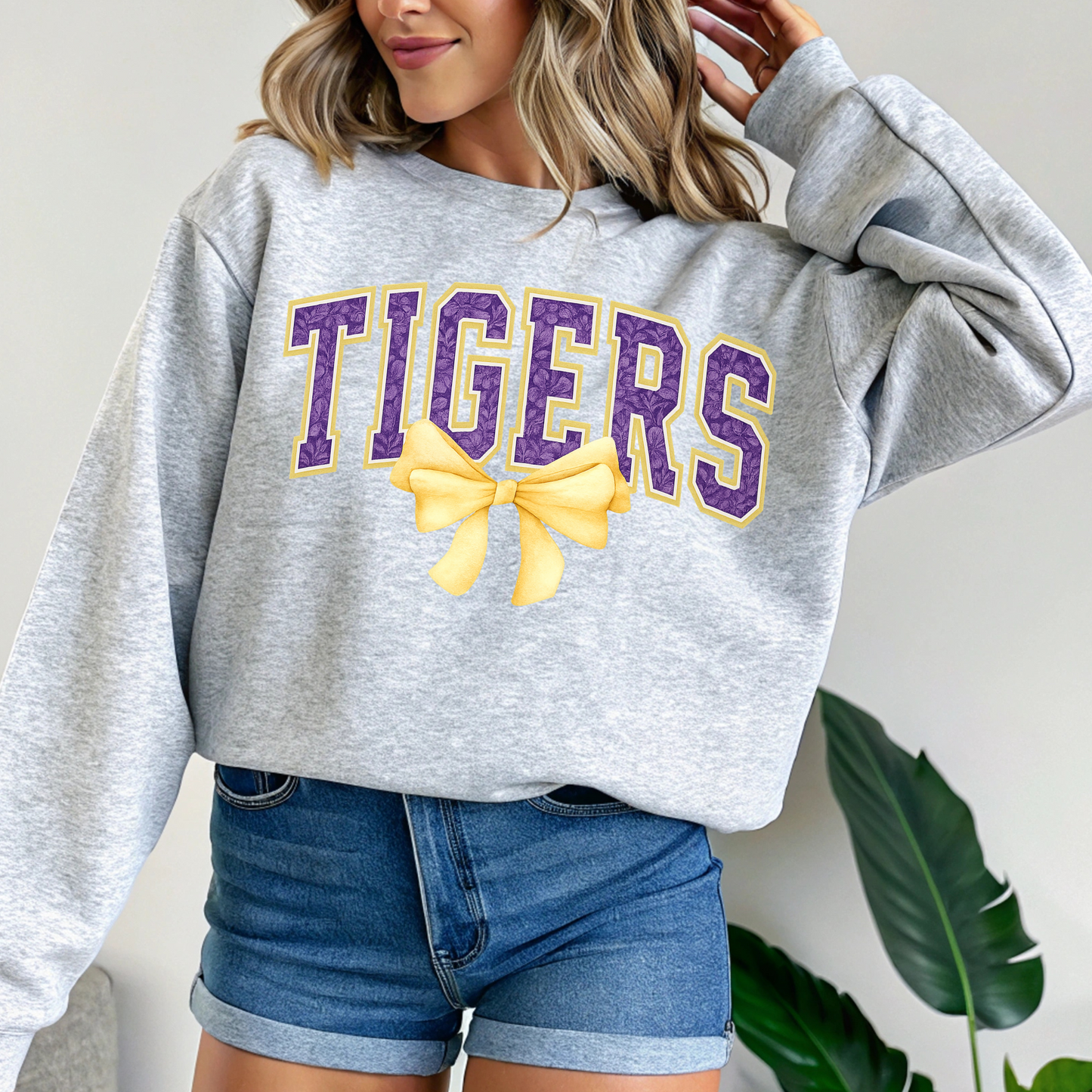 FLORAL TIGERS TEES AND SWEATSHIRTS