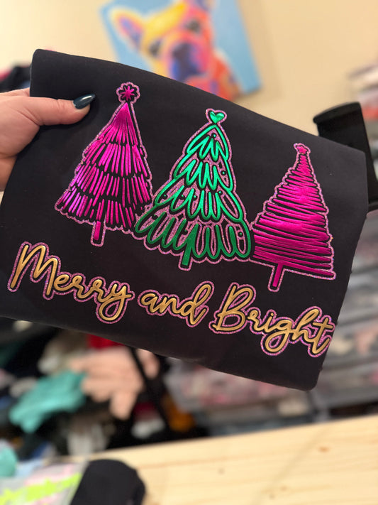 MULTI COLOR PUFF MERRY & BRIGHT