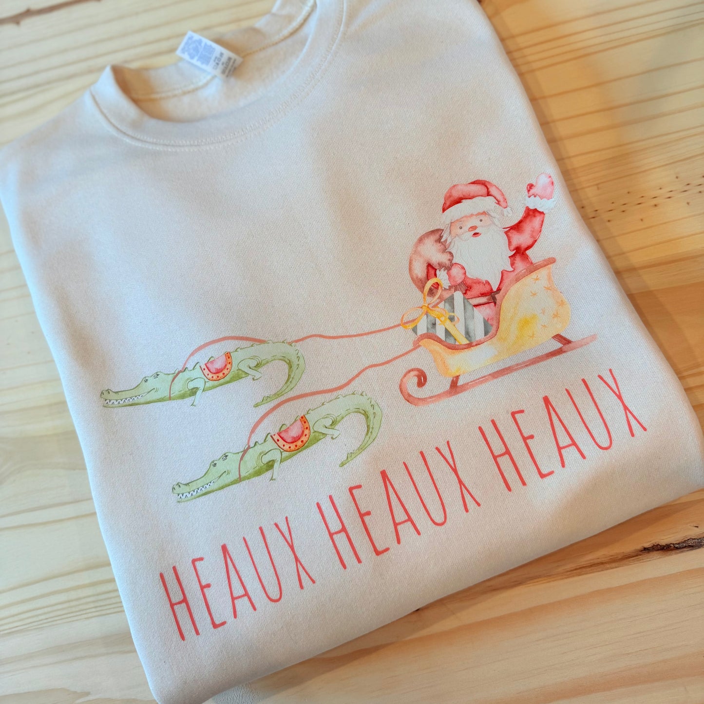 CAJUN CHRISTMAS HEAUX HEAUX HEAUX SWEATSHIRT