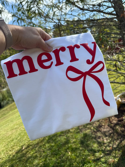 CUTE PUFF MERRY TEES & SWEATSHIRTS