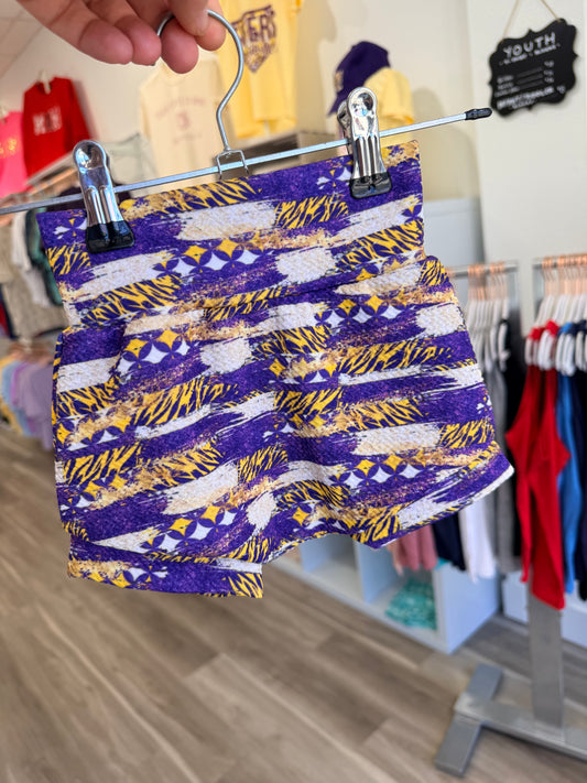 PURPLE & GOLD TIGER STRIPE BABY BUMMIES