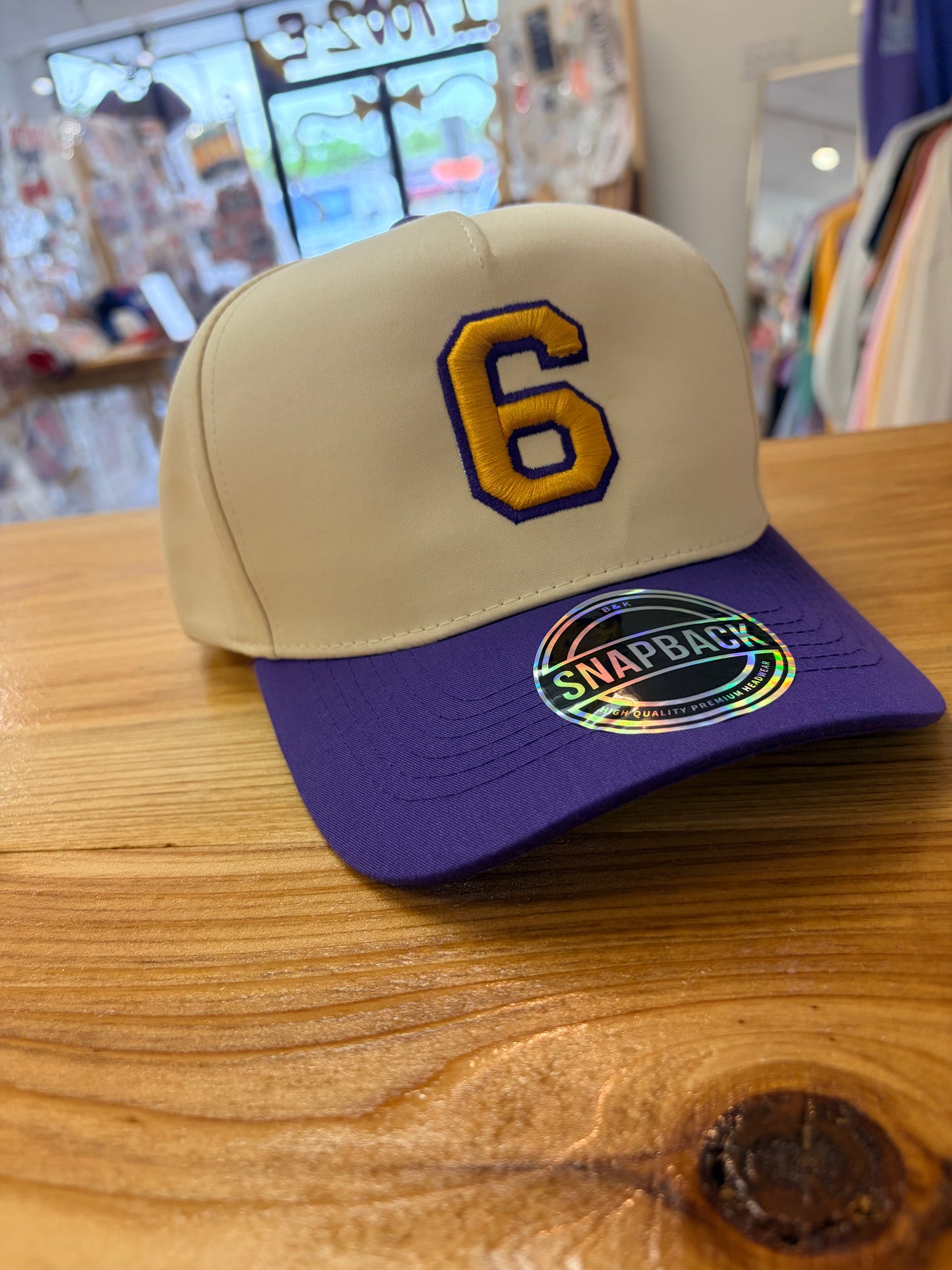 CUSTOM PUFF EMBROIDERY NAME AND NUMBER HAT