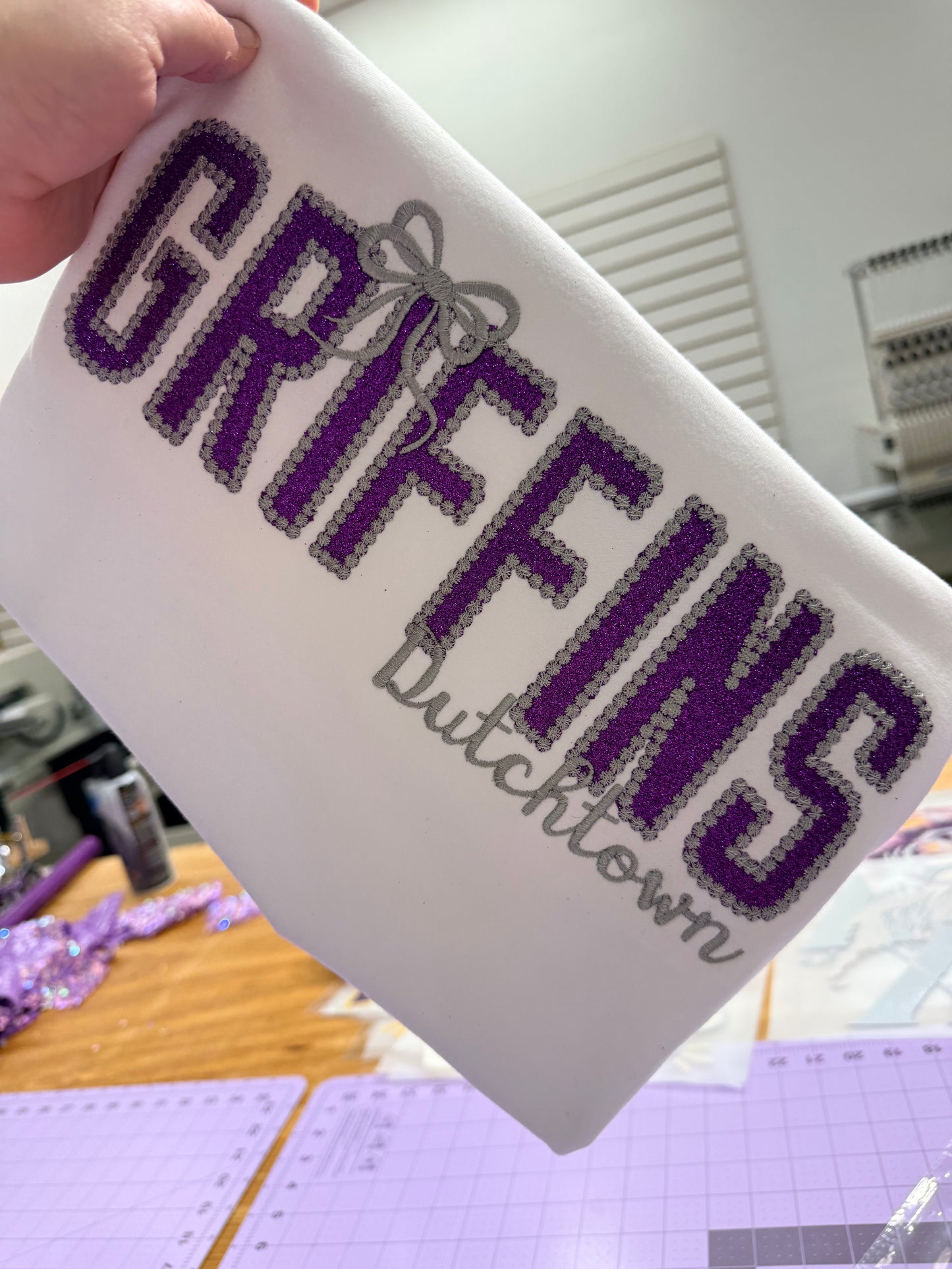 GLITTER APPLIQUE DUTCHTOWN GRIFFINS