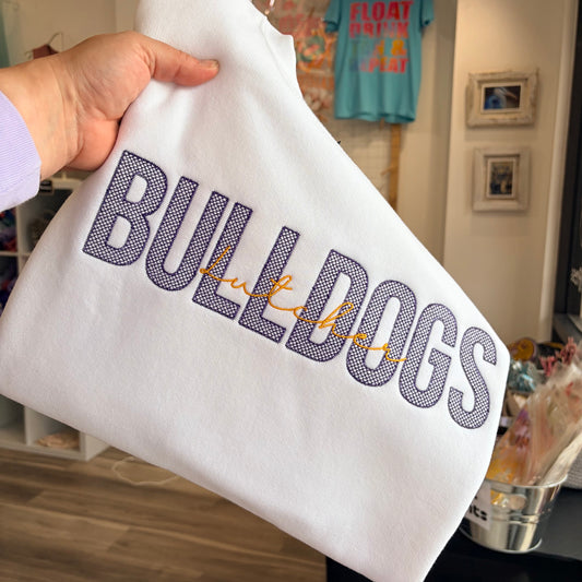 LUTCHER BULLDOGS DIAMOND STITCH EMBROIDERY