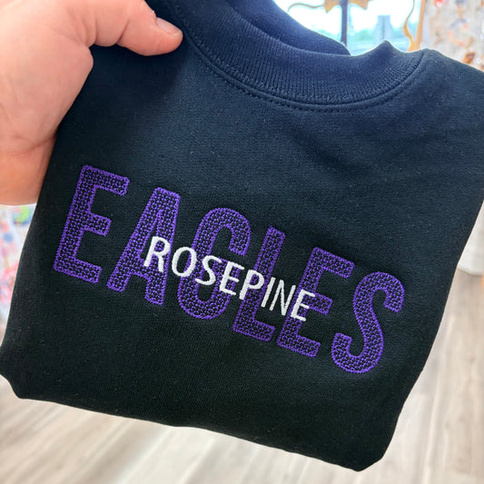 ROSEPINE EAGLES DIAMOND STITCH AND BLOCK FONT EMBROIDERY
