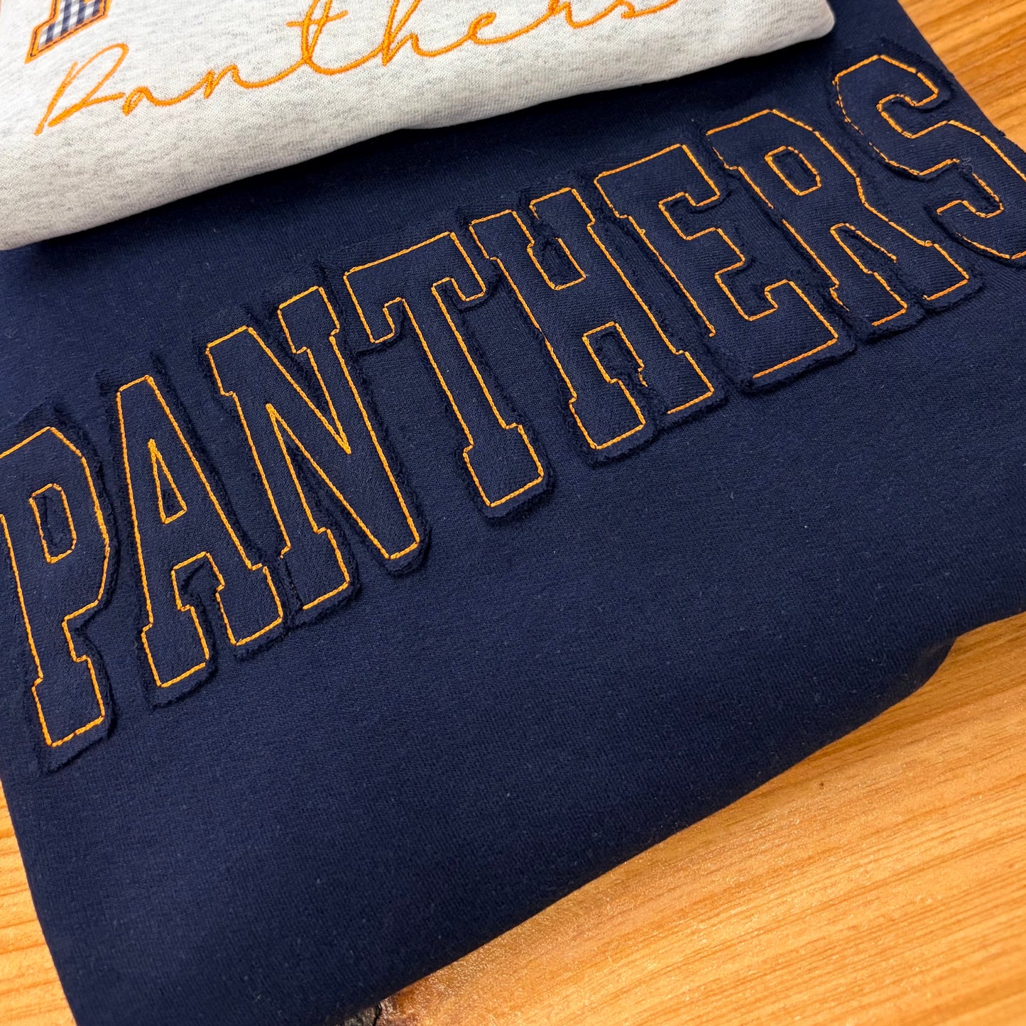 RAW EDGE PRAIRIEVILLE PANTHERS APPLIQUE