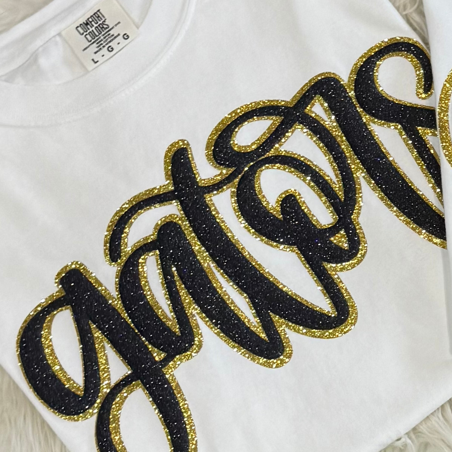 GATORS GLITTER PUFF TEE & SWEATSHIRT