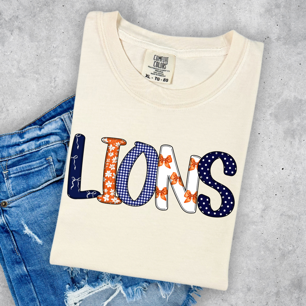 LIONS- ASCENSION CHRISTIAN DOODLE MASCOT