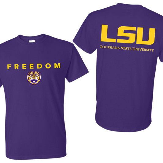 TIGER GAME DAY FREEDOM SHORT AND LONG SLEEVE TEES