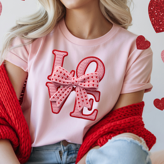 Faux Yarn LOVE Valentine's Day
