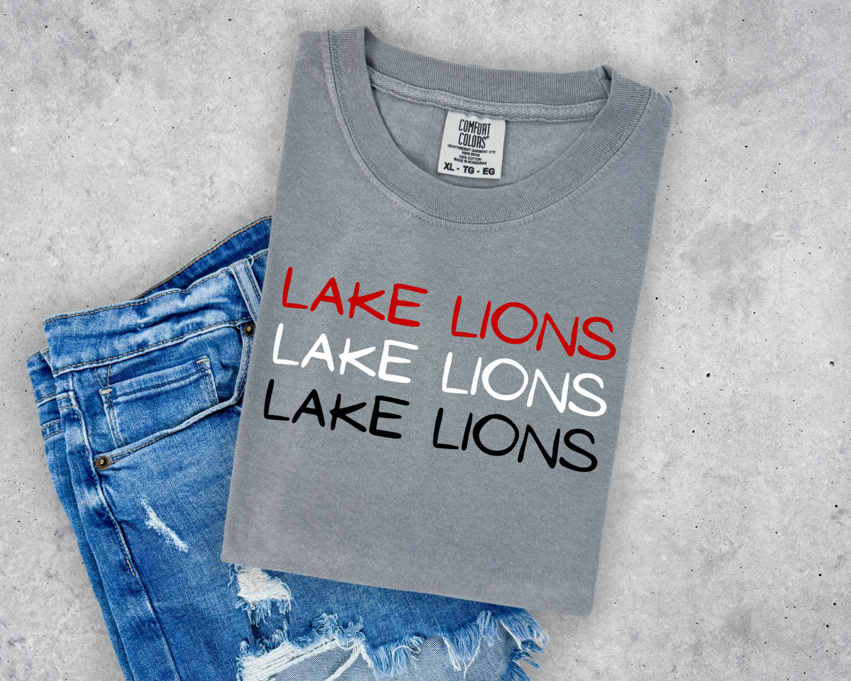 REPEAT LAKE LIONS COMFORT COLORS TEE