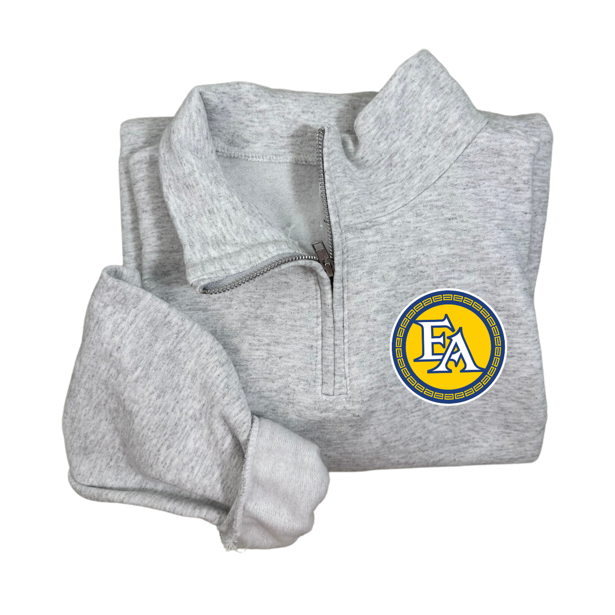 EA UNISEX PRINTED QUARTER ZIP